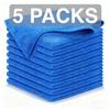 Multipurpose Microfiber Cleaning Cloth (1pc Pack,11x11cm)Mixed Color Cleaning Rags,Super Absorbent & Reusable Towels for Kitchen