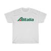 Alitalia Logo T-Shirt Funny Novelty Graphic Tee Unisex T-Shirt