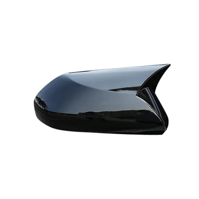 For Toyota CHR Camry Prius Avalon 2019 2020 Car Rearview Side Mirror Cover Wing Cap Exterior Door Rear View Case Trim Black
