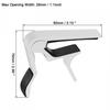 uxcell Guitar Capo, Aluminum Alloy, for Acoustic Guitar, Electric Guitar, and Bass, 80mm X 15mm X 76mm, White, 1 Piece