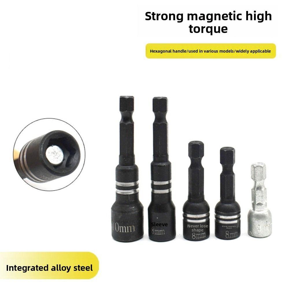 8mm Socket Bit DIY Socket Wrench Magnetic Nut Screwdriver  for Power Drills Drivers Socket Kit