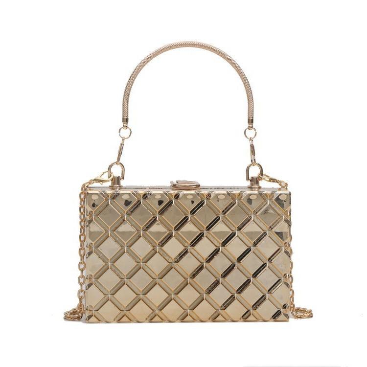 PU Shoulder Bags Chains Women's Bags On Sale 2024 Fashion Solid Sewing Thread Handbag Hasp Small Square Bag Bolsa Transversal