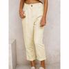 Women's Fall Corduroy Pants High Waist Relaxed Straight Leg Trousers Solid Color Casual Lounge Pant