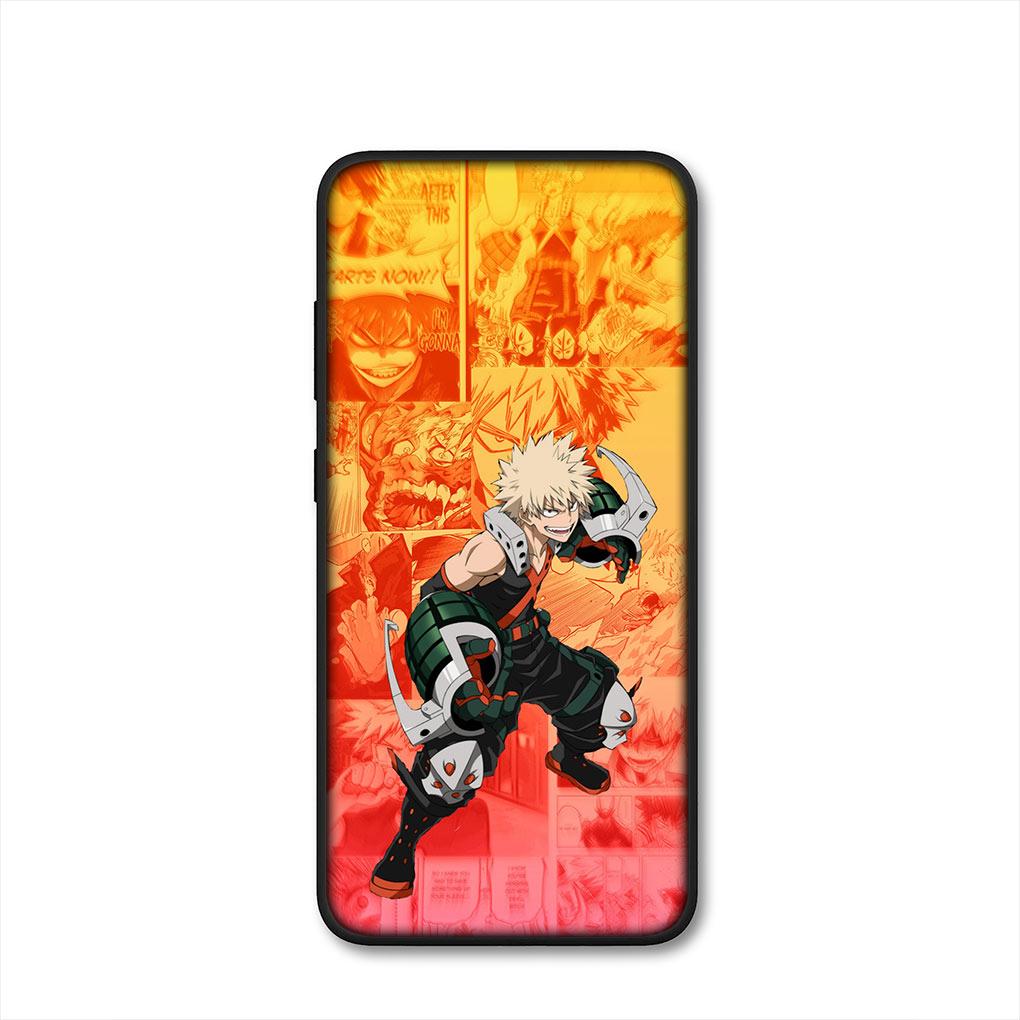 My Hero Academia Katsuki Bakugo BNHA Phone Cover for Xiaomi Redmi Note 11 10 9 8 Pro 9S 10S 11S 9A 9C NFC 9T 10A 10C 8A Case