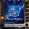 TapestrySheffield Wednesday FC Custom Name Text Personalized Wall Hanging Tapestry Home Wall Decor