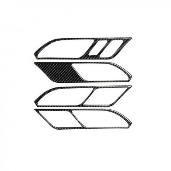 For BMW X3 G01 X4 G02 - Carbon Fiber Car Door Handle Panel Frame Trim