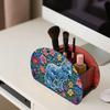 DIY Wooden Diamond Painting Multifunctional Storage Box Animal Pattern Diamond Painting Makeup Brush Storage Box for Home Decor
