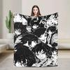 Tomioka Giyu Warm Plush Throw Blanket For Girls And Boys  Soft Flannel Sofa Bedspread Home Decor  Street Trend Cover