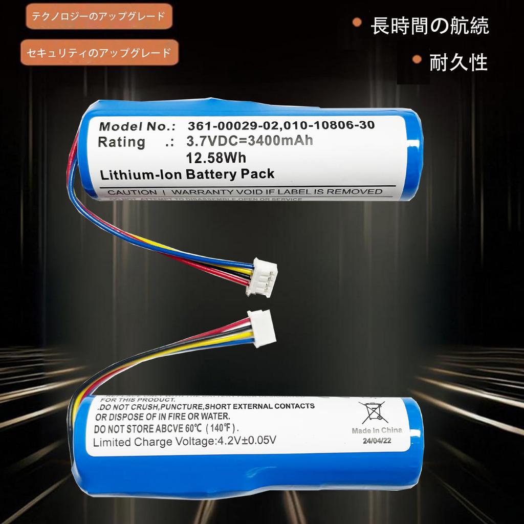 Aousavo Replacement Battery (361-00029-02) Compatible with Gar-min Alpha 100, DC50, T5 GPS, TT10, TT15, TT15X Dog Collar, and Dog Trainer Models (1