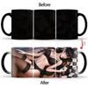Creative Sexy beauty mug back Heat Sensitive Cup Ceramic Drinkware For Tea Milk Coffee Mugs Color Changing Mug BSKT-201