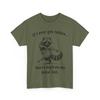 Si jamais j'attrape la rage, tu es haut sur ma liste de morsures T-shirt Raton Laveur