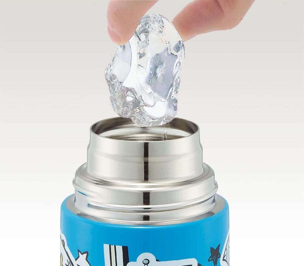 Skater Water Bottle, Doraemon Sticker, 580ml, Direct Drinking, Stainless Steel, Sports Bottle, SDC6N-A