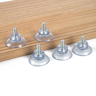 5 Stück M6/M8 Schraube Gummi Saugnapf Transparent Sucker Kunststoff Haken