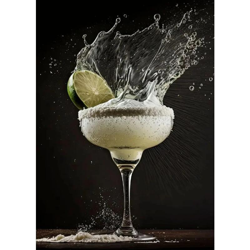 Cocktail Explosion poster Fruit Cocktail Don't Trust Bar Minimalist Print Canvas Painting for Living Room Modern Home Decor