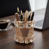 Crystal Cosmetics Brushes Storage Cup Elegant Cosmetic Storage Box Personalized pen holder  Makeup