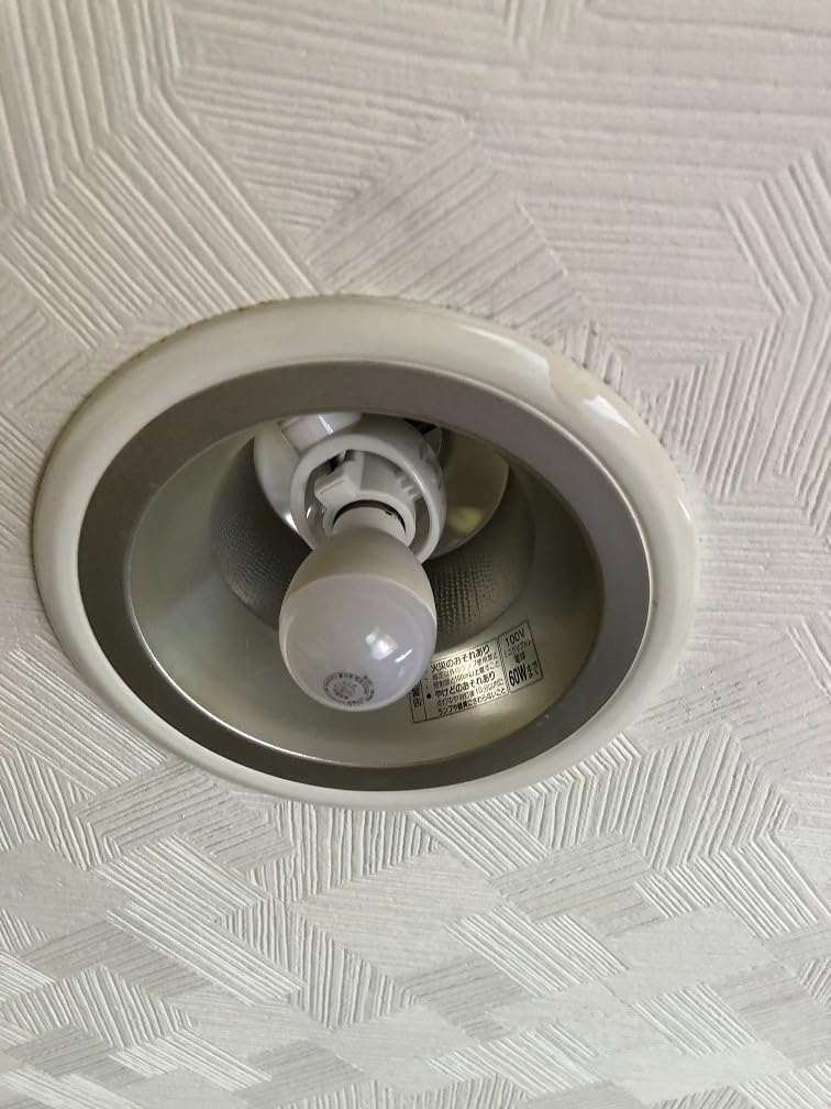 Abishion E17 LED Bulb Base Conversion Adapter - Easy Installation - AC 100V - White, Set of 5