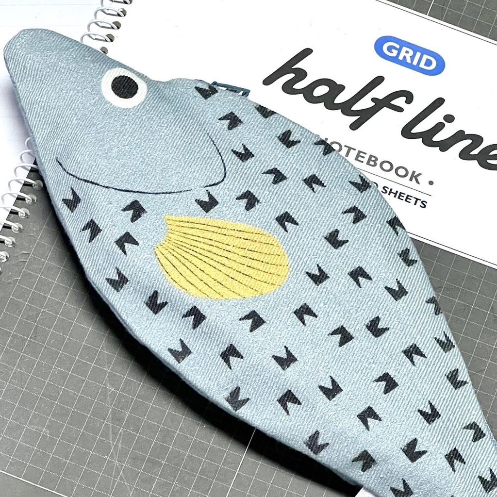 Small Fish Grouper Storage Bag Versatile and Funny Creative Storage Bag Epinephelus Pencil Case