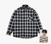 [USED] BTS JIN RUNSEOKJIN Checkered Shirt Trading Card Photo Card JIN