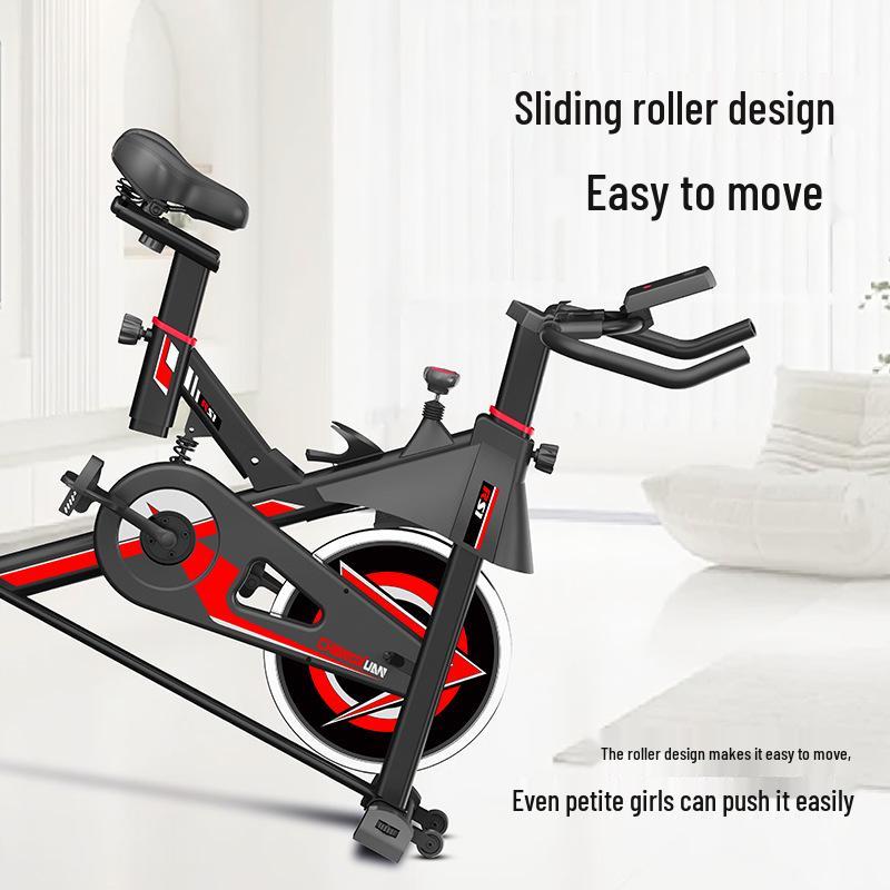 Shock-Absorbing Indoor Exercise Bike with Magnetic Control
