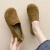 2025 spring new Doudou shoes single shoes soft sole breathable mother shoes flat non-slip casual versatile comfortable cloth shoes