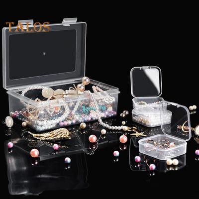1 set di contenitori per perline mini trasparenti, contenitori per perline, scatola organizer portatile per piccoli oggetti
