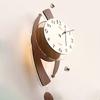 Retro Wall Clocks Nordic Minimalist Acrylic Clocks Elegant Aesthetic Design Clock Household Entrance Hall Luminescent Clock
