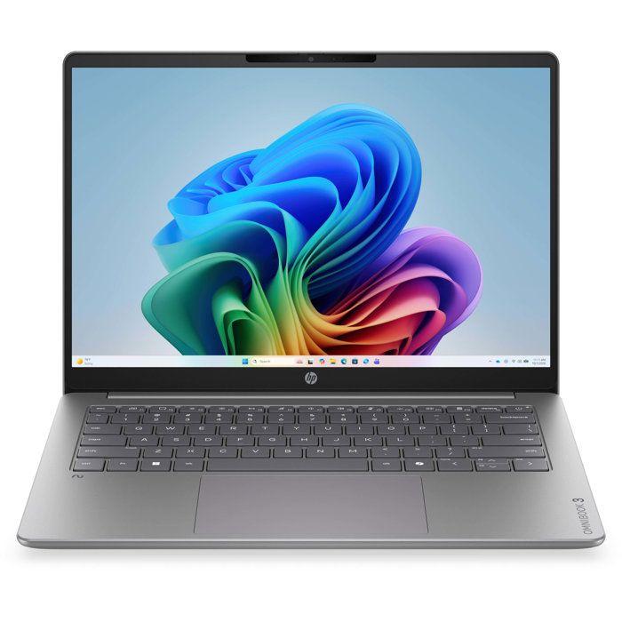 PC Portable HP OmniBook 3 14-hz0022nfx - Windows 11 - 14" 2K IPS - Snapdragon X X1-26-100 - RAM 16Go - Stockage 512Go - Aluminium