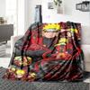 Name Custom Anime NARUTO Print Flannel Blanket High Quality Warm Comfortable Cover for All Seasons Perfect for Gifts Home Decor