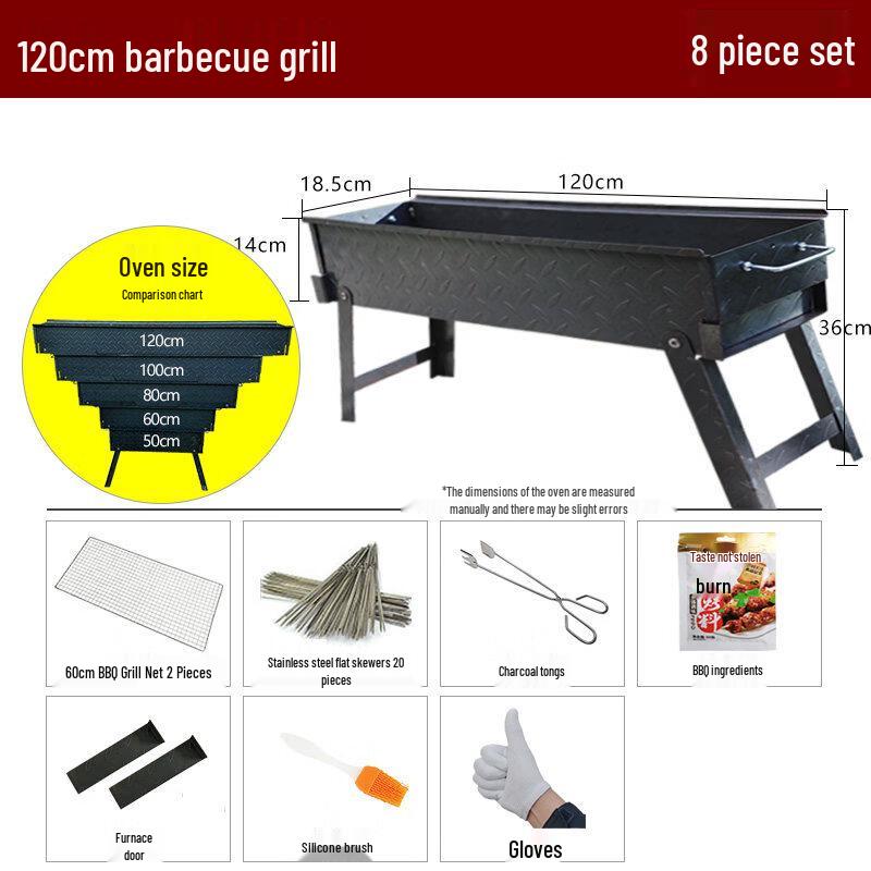 Deshangyuan Portable Folding Charcoal BBQ Grill