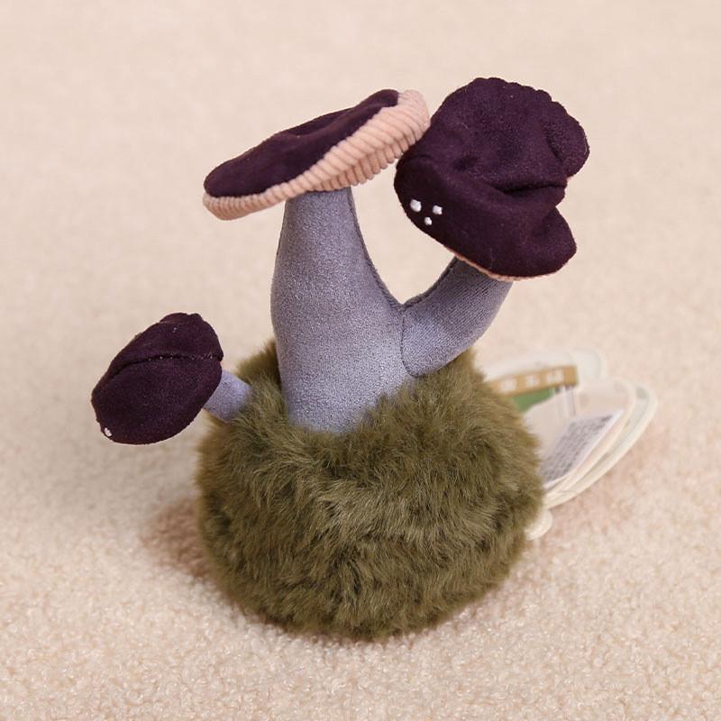 

Plush Mushroom Toy With Short Pile Fabric For Kids And Collectors AmethystWax