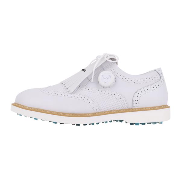 Avave Prague Classic Autolock Golf Shoes White