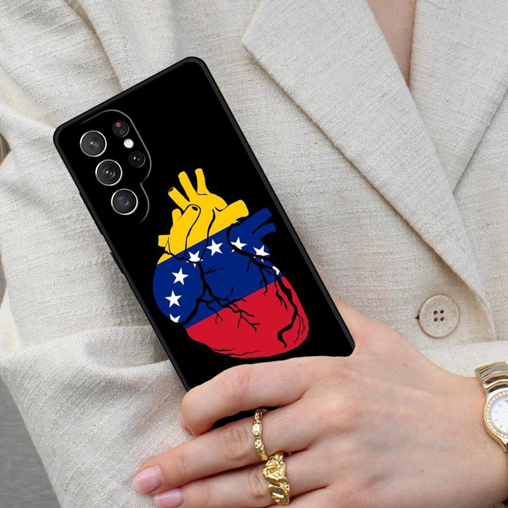 Flag of Venezuela SOFT Cell Phone Case for Samsung Galaxy S26 Ultra S25 S24 S23 S22 S21 S20 Note10 Cover