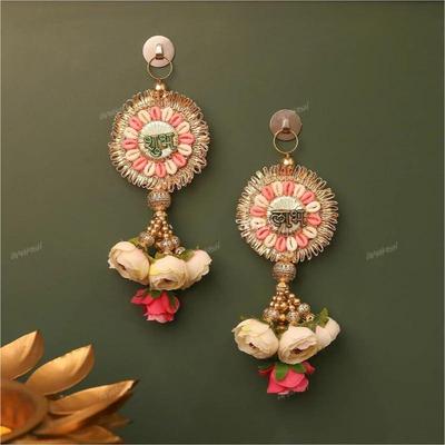 Door Hangings For Home Decoration, Handmade Shubh Labh Sohn/Soon/Shun/Shoon, Puja Tags Door Tags, 1 Pair