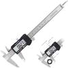 ADORIC Vernier Caliper, 150mm Digital, with LCD Display, Stainless Steel and Carbon Fiber Construction, Large Character Display, Zero Set Function, Hi