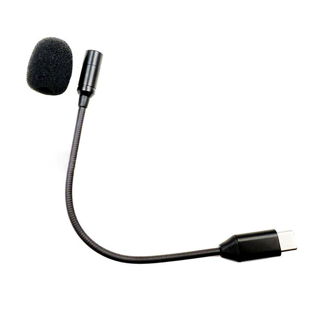 USB C Computer Microphone for Type C Phone/Tablet/PC Video Recording Microphone With Flexible Neck Recording for Vlog