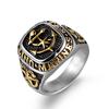 European and American Jewelry Men's Personality Domineering Anchor Ring 2026