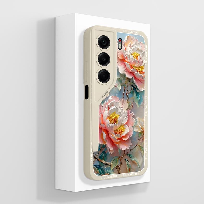 For Tecno Camon 40 30 20 Pro Premier Phone Case Beautiful Planet Pattern Soft Liquid Silicone High Quality Anti Slip Protective Shell For Tecno Casing