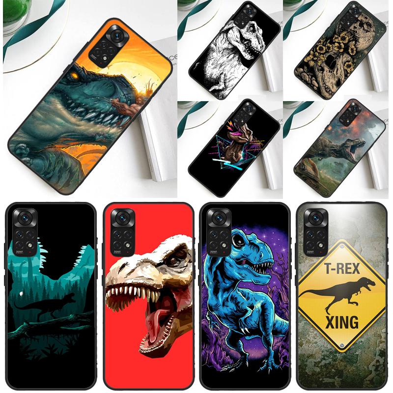 T Rex Dinosaur Tyrannosaurus Case For Xiaomi Redmi Note 13 Pro 14 12 9 10 11 Pro 10S 11S 12S Redmi 10C 13C 14C 12C Cover