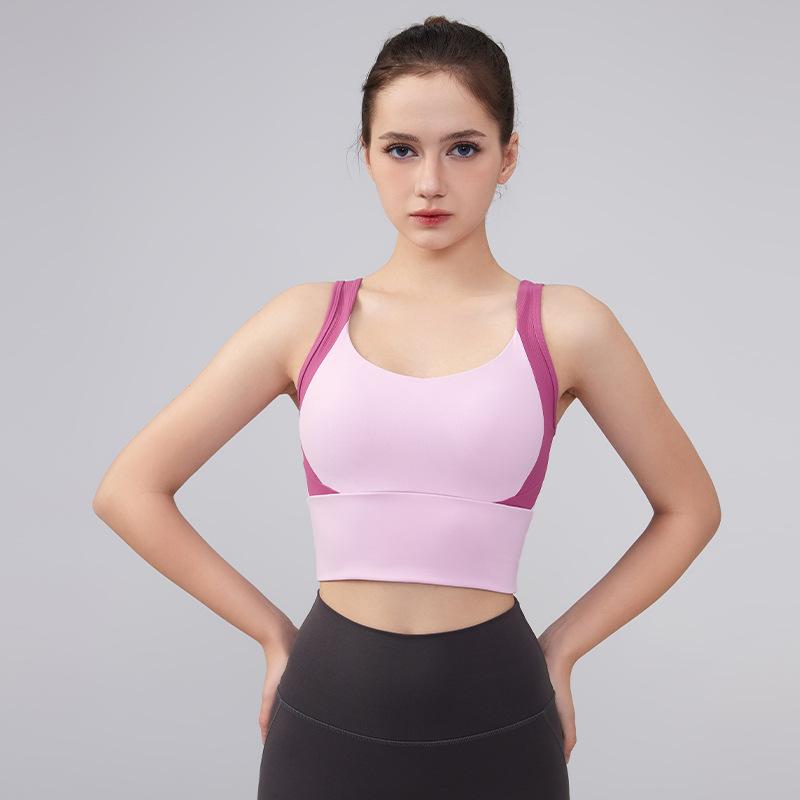 2025 Summer Sports Bra: Fixed Cup, Medium Intensity Yoga & Running Bra for Women