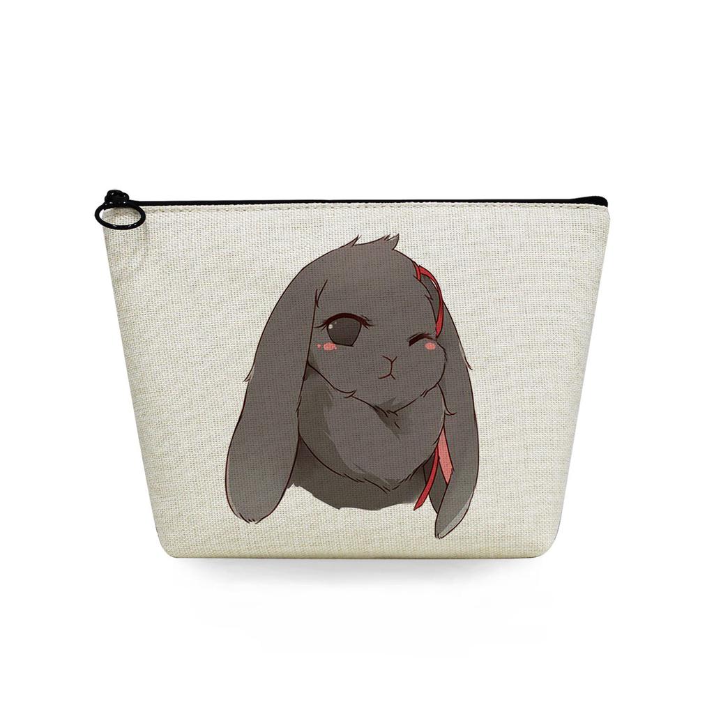 Women Cute Rabbit Print Cosmetic Bag Toiletries Organize Travel Storage Case 6790