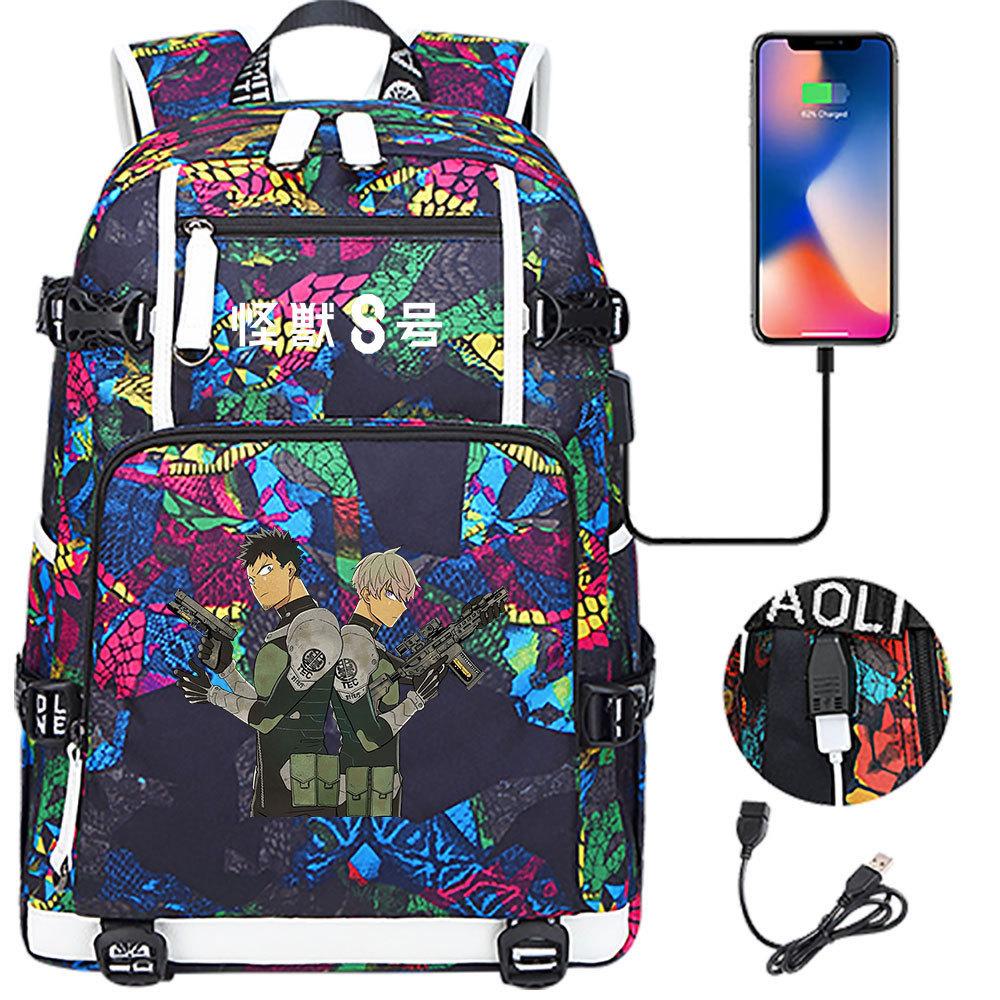 Schulrucksack mit großer Kapazität und Schultergurt; Schüler Drei-teiliges Federmäppchen-Set