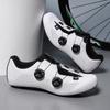 Mens Carbon Fiber Road Cycling Shoes With Stiff Sole Locking System Performance Riding