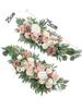 2 Pcs Artificial Arch Flowers Foam Flowers Silk Flowers Wedding Arch Floral Arrangements for Wedding Ceremony Backdrop Reception Table Decoration