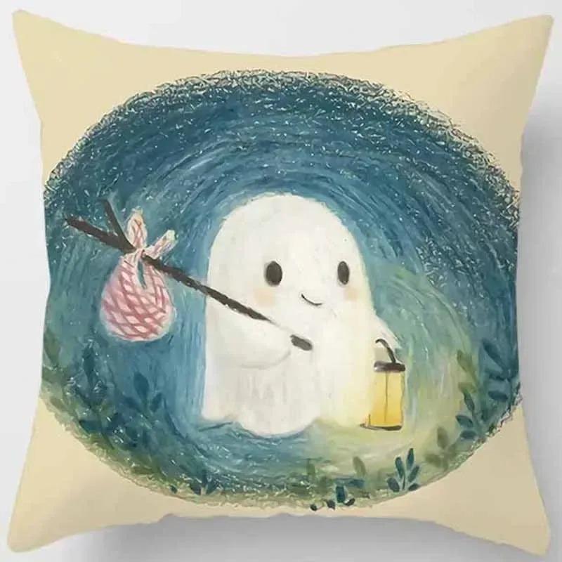Fairy Tale World Cartoon Pillowcase Car Ornaments Office Living Room Sofa Home Pillowcase