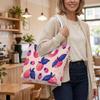 Cute Fruit Pattern Tote Bag Fashion Casual Large Capacity Daily Shopping Shoulder Handbag for Ladies