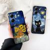 Starry Night Van Sunflower Gogh Phone Case for Xiaomi Poco C85 C65 C75 X7 X6 M6 M8 F7 F8 Ultra F6 Pro Protective Cover