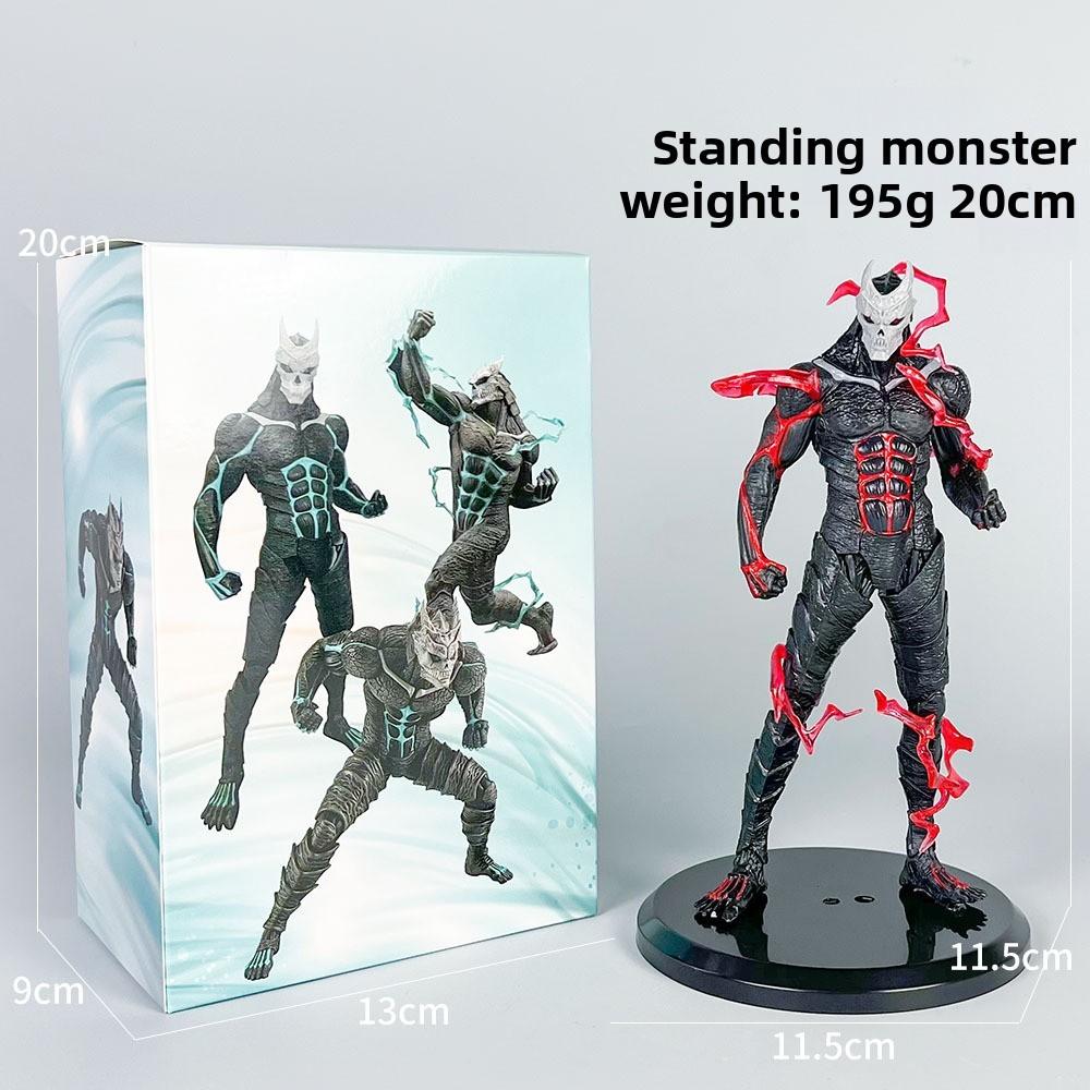 

Monster No8 Pvc Collectible With Articulated Design For Anime Fans Standing Effect Box