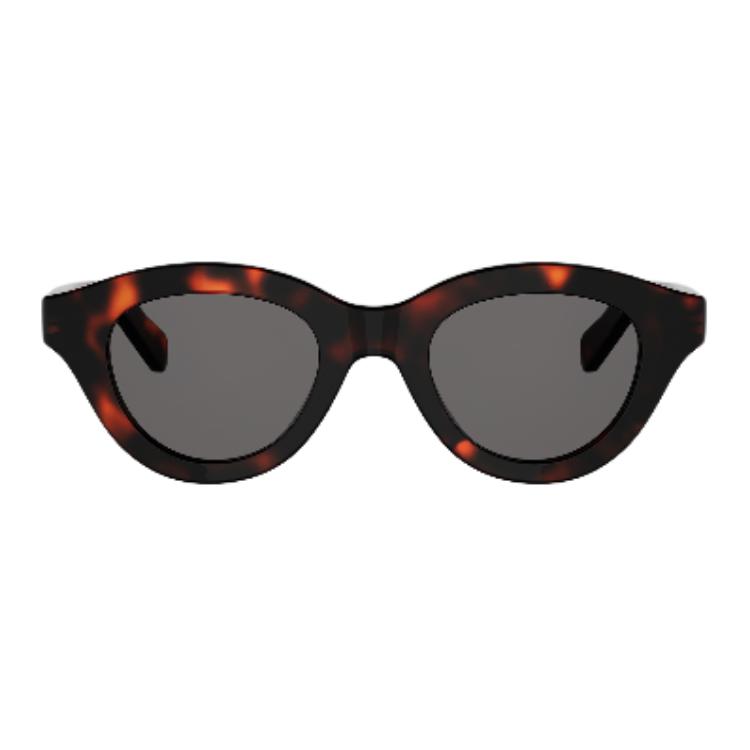 Celine Mini Elegant Design Round Sunglasses Women sunglasses Bright-Dark-Havana CL40338U-52A