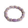 Women’s Cute Candy Color Elastic Braided Hair Ties with Leather Covers