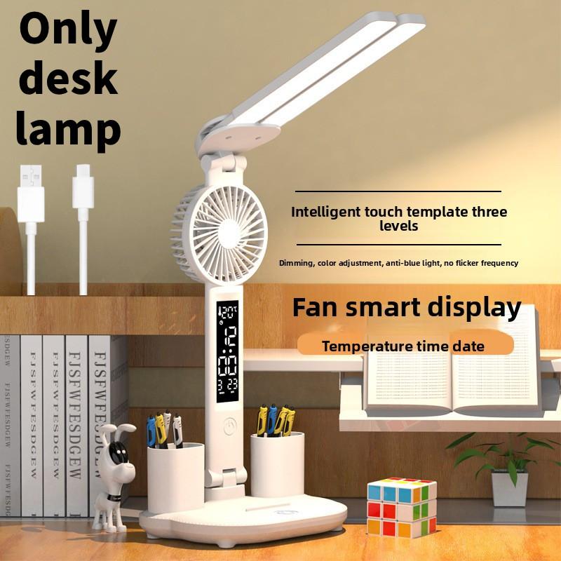 Led Desk Lamp Students Touch Dimming Night Light Bedroom Study Room Supplies